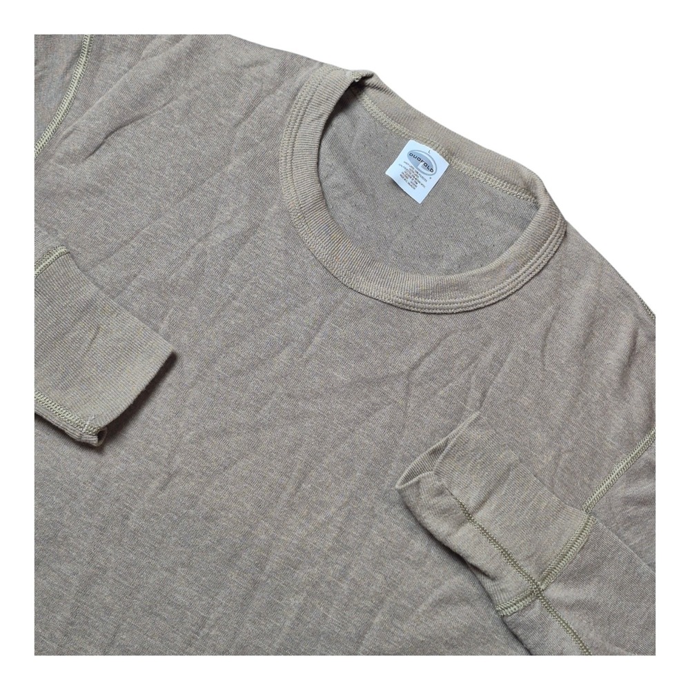 Duofold Men's L Merino Wool Blend Thermal Base Layer Long Sleeve Shirt Outdoor